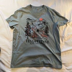 Goodfellow Blue Yellowstone T-Shirt - Large